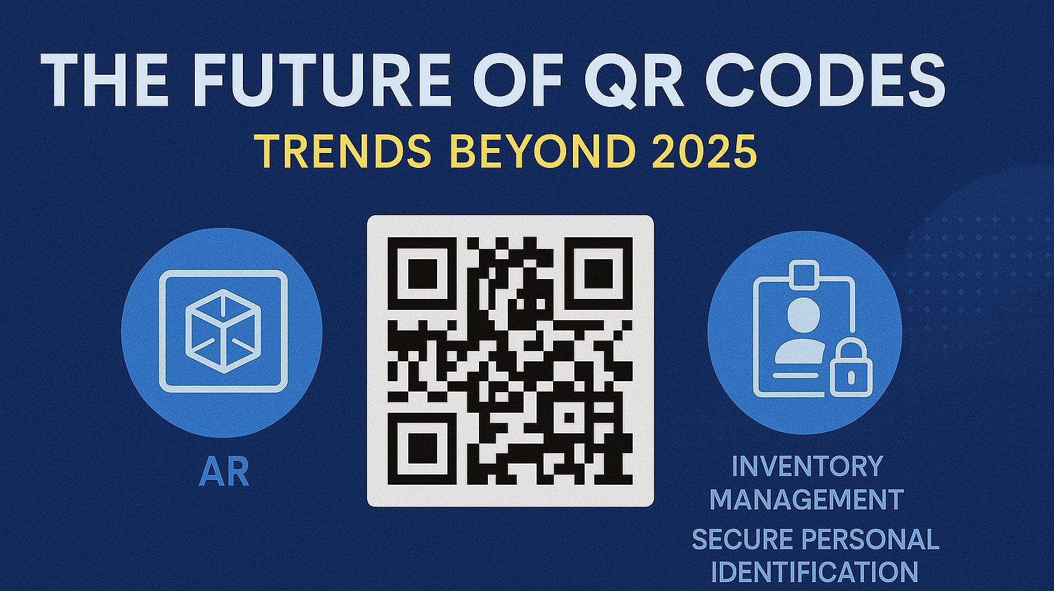 Futuristic augmented reality with QR codes